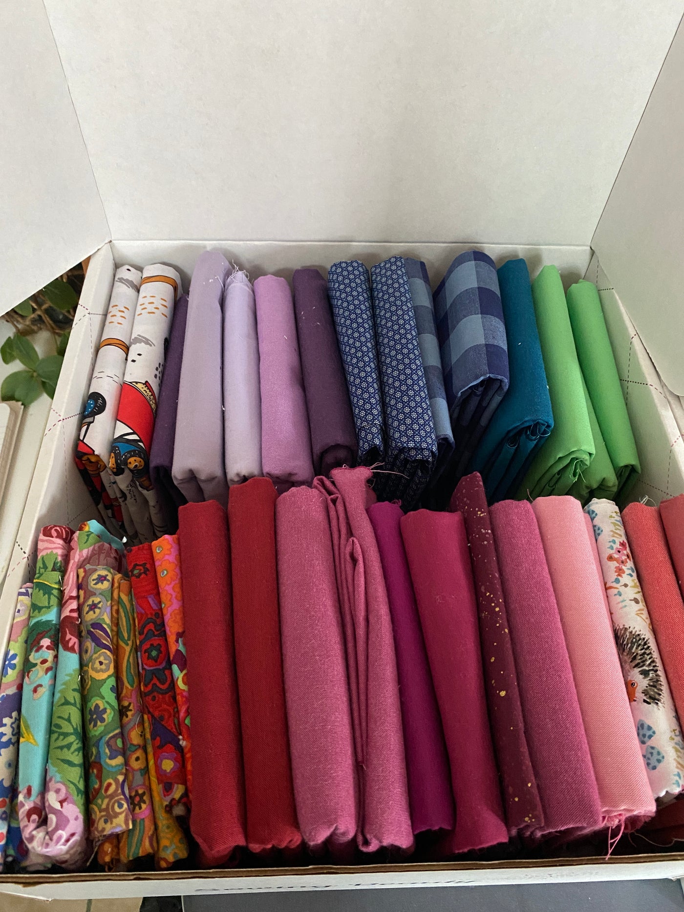 Large Box of Fabric