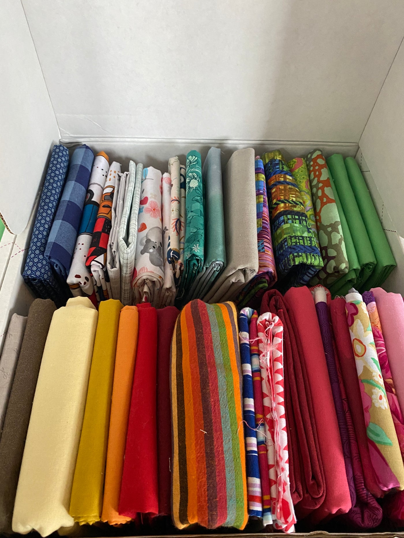 Large Box of Fabric