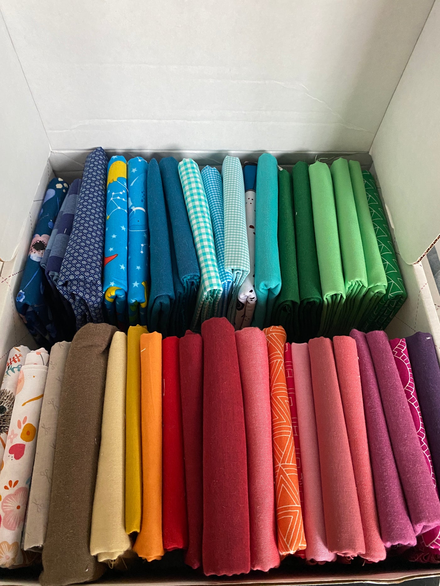 Large Box of Fabric